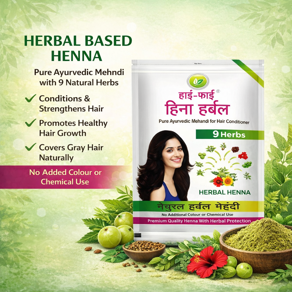 Hi-Fi Henna Herbal 100gm MRP-60/-(Pack of 2) - Image 2