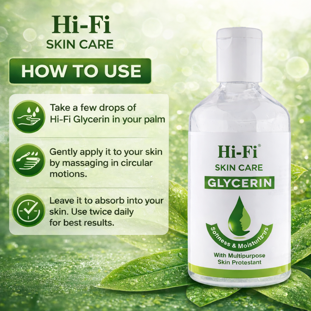 Hi-Fi Skin Care Glycerin 90 ml MRP 70/- (Pack of 3) - Image 2