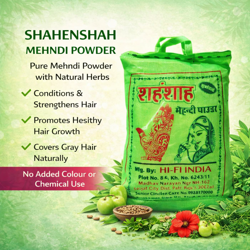 Shahenshah Mehandi Powder 400 gm Mrp-100/- (Pack of 2) - Image 2